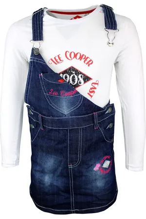 Lee Jurkje denim donkerblauw Kids & Kind Meisjes