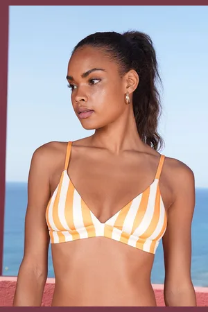 A-dam Sunny Beams - Bikini top - Zwemkleding - Gemaakt van Gerecyclede Flessen - Vegan - Dames - Vrouwen - Geel - XL
