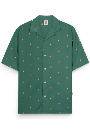 A-dam Rocket - T-Shirt - Organisch Katoen - Korte Mouwen - Regular Fit - T-shirts - Heren - Mannen - Groen - XL