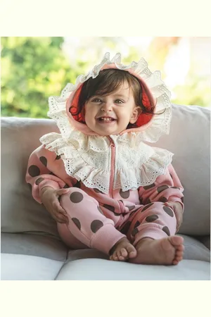 Merkloos Cumino Baby jumpsuit met capuchon 6-9m / 68