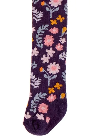 Ewers Maillot - met Bloemen en Blaadjes - Biologisch katoen (GOTS)-80/86