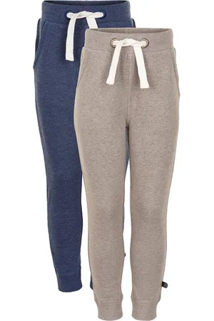 Minymo Joggingbroek Jongens Katoen /blauw 2-delig Mt 80
