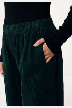 Mexx Broek Corduroy Groen Dames