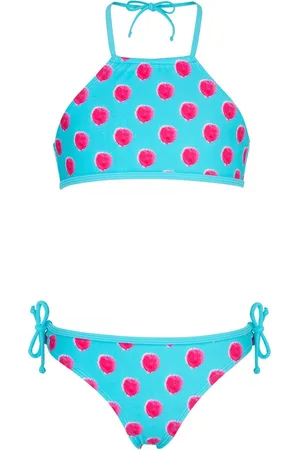 Snapper Rock UV bikini Kinderen Frambozen -