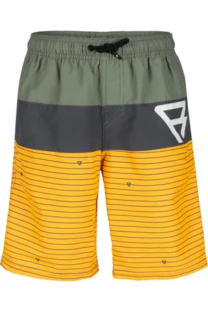 Brunotti Waymondy Jongens Zwemshort - Vintage Green - 128