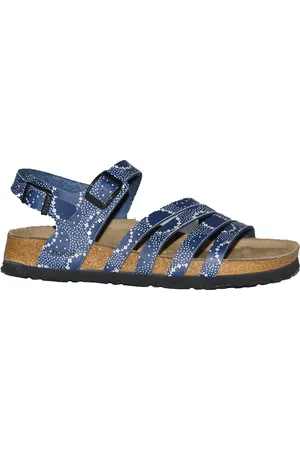 Birkenstock Almeria Smal Blauwdessin