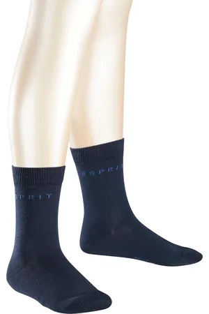 ESPRIT Foot Logo 2-Pack Kinderen Sokken - Blauw