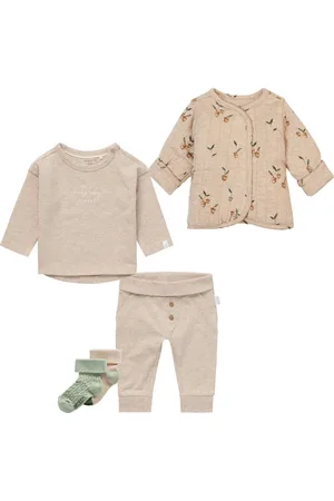 Noppies Kledingset - 5delig - Gevoerde Jas Jarell - Broek Jujube - shirt Jay Melange - 2paar sokjes