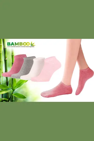 Merkloos Bamboo - Bamboe Sokken Kinderen - Sneakersokken - Enkelsokken - 4 Paar - - 27-30 - Sneaker Sokken - Kousen - Sokken Jongens - Sokken Meisjes - Anti Zweet - Duurzaam