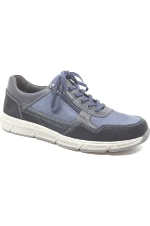 Solidus 67015 80433, Blauwe sneaker met rits wijdte H