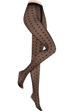Kunert De Luxe Claudia Schiffer matte polka dot panty maat 40/42 20 den