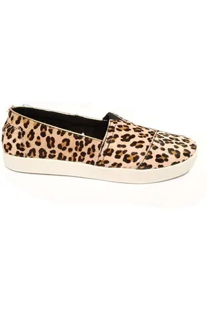 TOMS Avalon Dames Sneaker 10006325 Leopard Printed Calf Hair