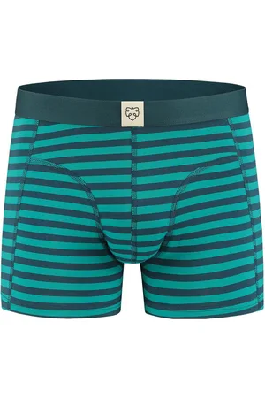 A-dam Boxershort Boris, -blauw gestreept