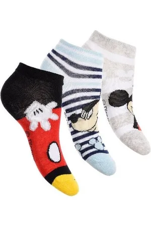 Mickey Mouse Enkelsokken - 3 paar - jongens - maat 27/30