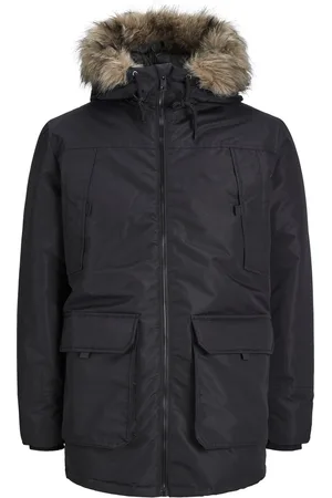 JACK & JONES JACK&JONES - JJECONSTRUCT FAUX FUR PARKA SN - Heren - Buitenjassen