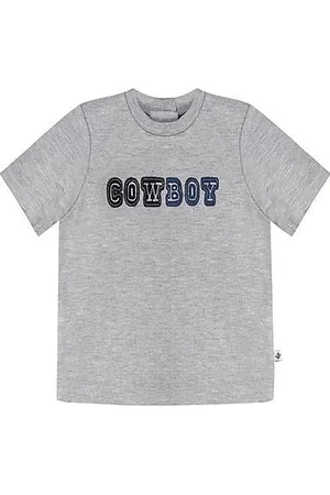 Ducky Beau Shortsleeve Grey Melange - Baby Shirt - Korte Mouwen - Jongens