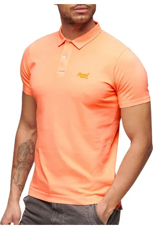 Superdry Essential Logo Neon Polo Heren