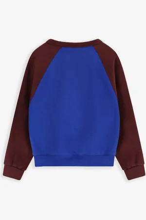 Sissy-Boy Colourblock oversized sweater met artwork