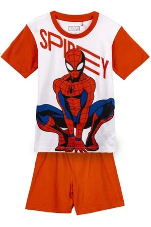 Merkloos Spiderman Marvel - Short Pyjama - - 100% Katoen - in geschenkendoos.