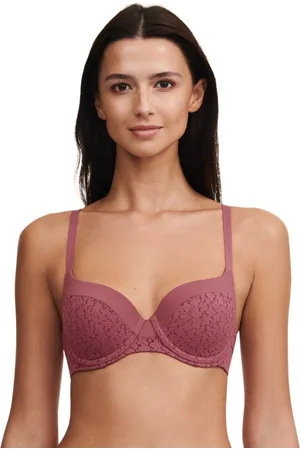 Chantelle T-shirt Beugel Bh - Sepia- Norah -Voorgevormde bh met naadloze cups - 75B