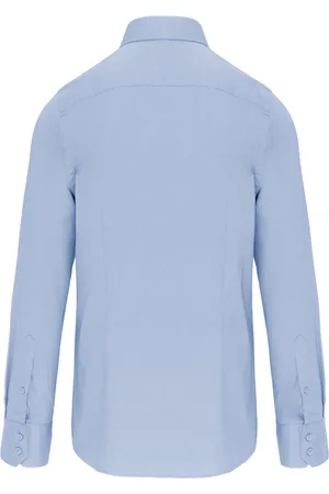 Kariban Getailleerd heren non-iron overhemd lange mouwen K522 - - XL