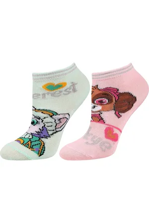 Paw Patrol Twee paar SKY en EVEREST babysokjes, OEKO-TEX gecertificeerd 80/86 cm