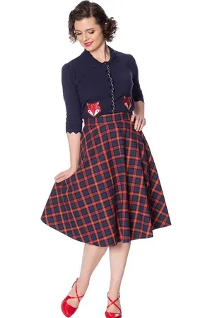 Dancing Days MRS CLAUSE PLEATED Rok - XS