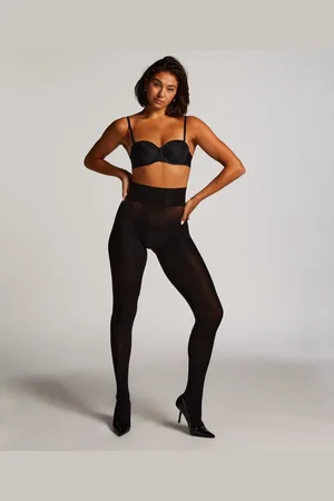 Hunkemöller Panty Beenmode Tights 60DEN Seamless Velvet Touch - zwart