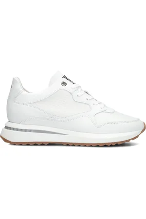 Floris van Bommel Sfw-10119 Lage sneakers - Leren Sneaker - Dames - Ecru