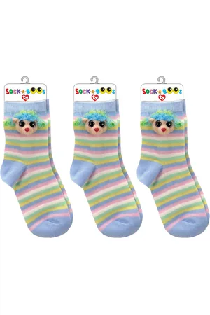 TY Sorprese The Kids - Kindersokken - 3 paar - 4-10 jaar oud - One size fits all - Schaap - Cadeau - sokken