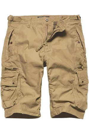 Vintage industries Cargoshorts Gandor Shorts Dark Khaki-L