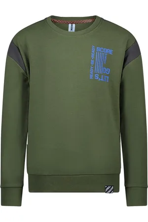 B.Nosy Jongens sweater - Ravi - Militairy