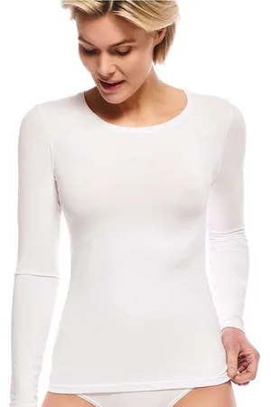Bamboo Basics Comfortabel & Zijdezacht Lara - Bamboe T-Shirts (Multipack 2 stuks) Dames - Lange Mouwen - - M