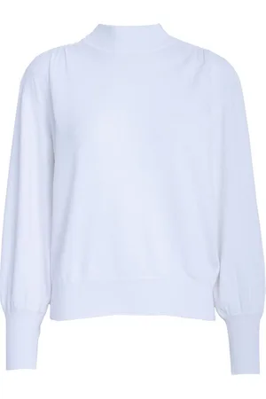 Minus Ilma Mock Neck Pullover Broken White