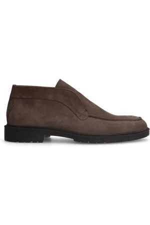 Manfield Heren - Bruine suède boots