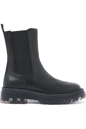 Lazamani Dames Chelsea Boots 67.071 Black | | Leer |