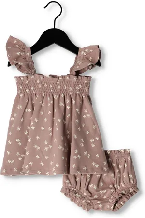 Quincy Mae Smocked Jersey Dress Jurken Unisex - Kleedje - Rok - Jurk -