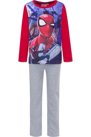 Merkloos Spiderman - Fleece Pyjama - - maat 98