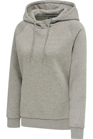 Hummel Damen Hoodie Hmlred Classic Hoodie Woman Grey Melange-M