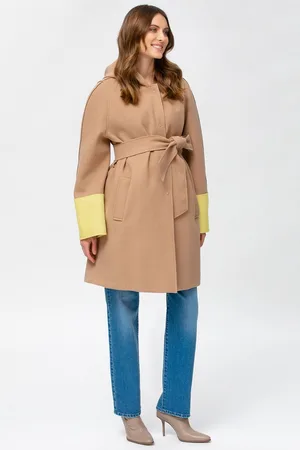 Modstrom PIETRO Brunelli DIVINA COAT WET SAND /YELLOWL