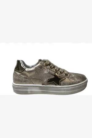 Naturino Mt 24 Veter/rits Sterren lederen sneakers Blues