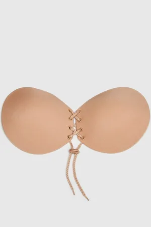 Hunkemöller Hunkem ller PU Stick on bra Dames Plakbeha - Beige