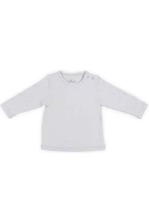 Jollein 50/56 - longsleeve Mini dots soft grey