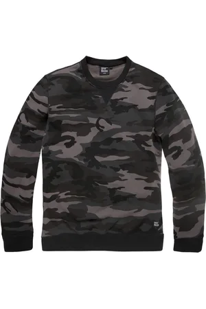 Vintage industries Sweatshirt Greeley Crewneck Sweat Dark Camo-XXL