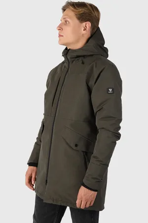 Brunotti Nelson Heren Parka Regenjas - Pine Green - S