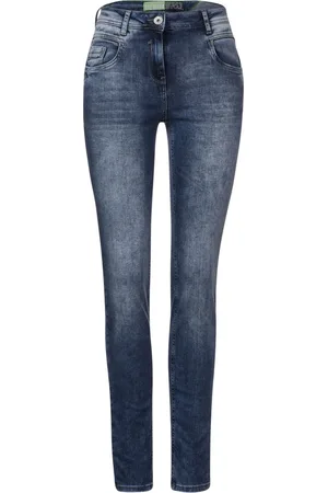 CECIL Vicky authentic blue Dames Broek -