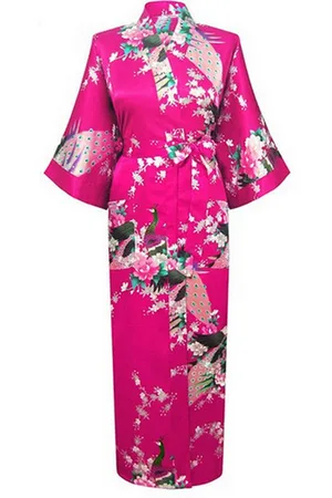 KIMU ® Kimono Donkerroze 7/8e