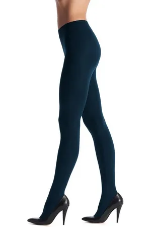 Oroblu Opaque Tights - 120 den - Blue - L/XL