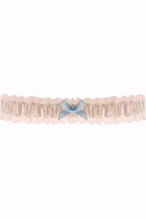 S.Y.W Kousenband met blauw strikje