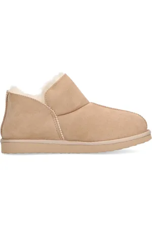 Manfield Dames - Hoge pantoffels met wollen voering